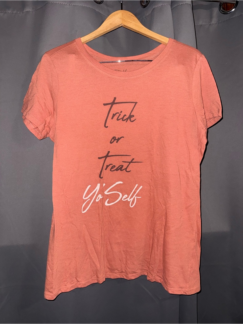 Torrid Trick or Treat Yo'Self Graphic Tee - Rust 0
